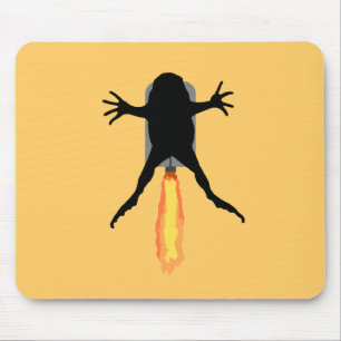 Rocket Frog Mouse Pad