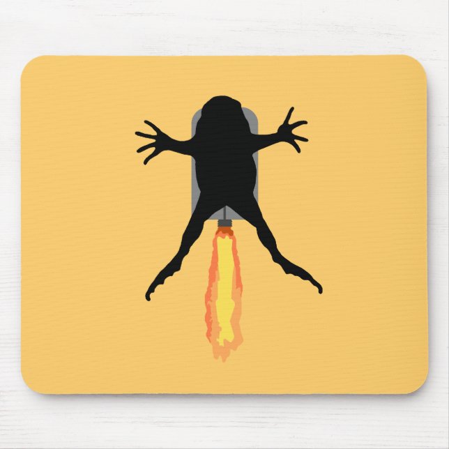 Rocket Frog Mouse Pad (Front)