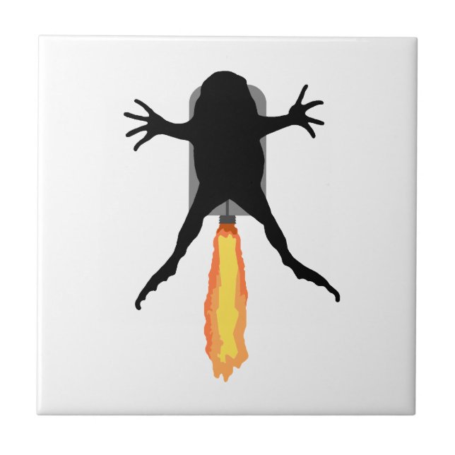 Rocket Frog Tile (Front)