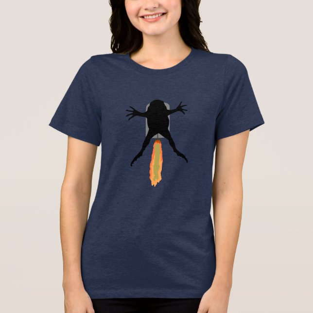 Rocket Frog Tri-Blend Shirt (Front)
