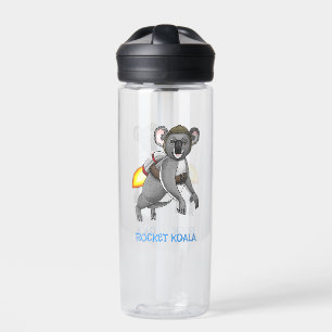 Rocket Koala Bear's first jetpack ride Water Bottle