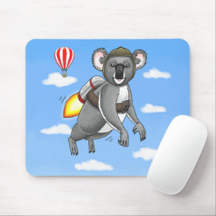 Rocket Koala Mouse Pad
