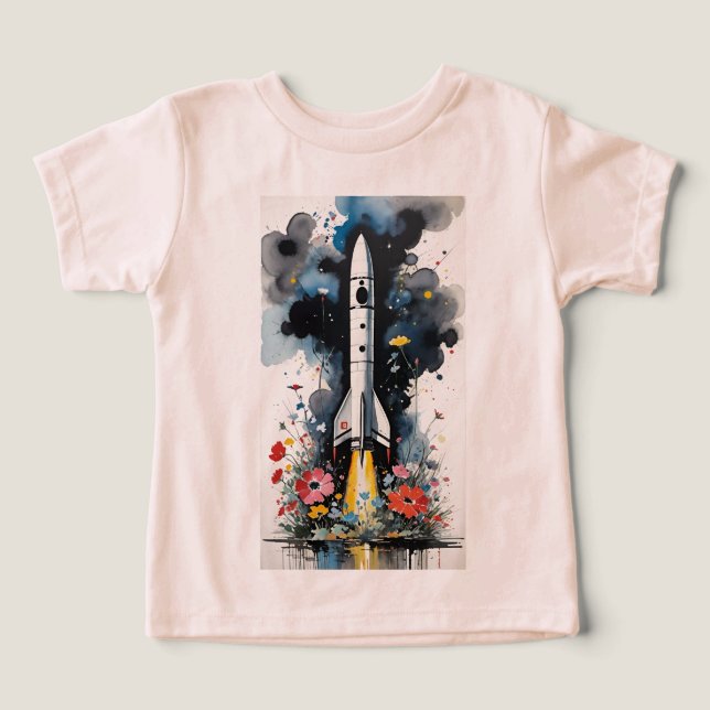Rocket Launch Floral (Design Front)