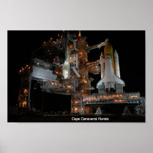 Rocket Launchpad Florida USA Poster