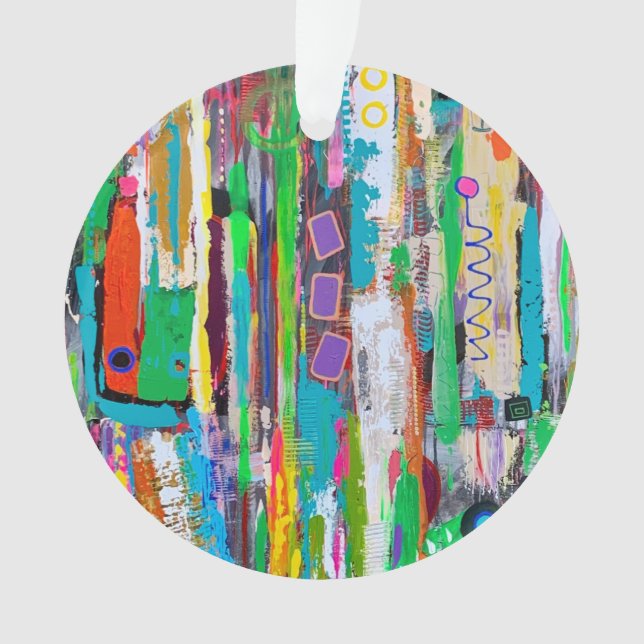 Rocket Man Acrylic Ornament (Front)