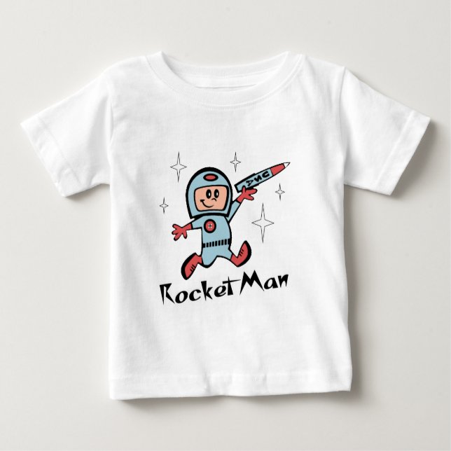 Rocket Man Baby T-Shirt (Front)