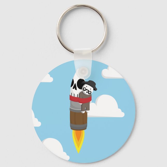 Rocket man key ring (Front)