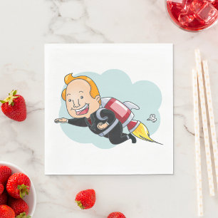 Rocket Man Napkin