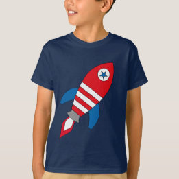 rocket man science passion design boys cool T-Shirt