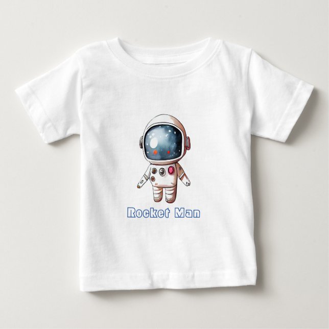 Rocket Man Toddler T shirt (Front)
