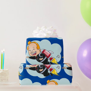Rocket Man Wrapping Paper