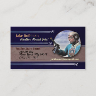 Rocket Pilot #2 Business Cards