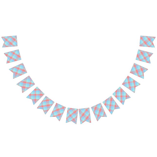 Rocket Pop, Small Plaid Bunting (All)