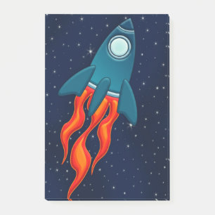 Rocket post-it notes