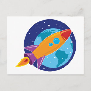 Rocket Postcard