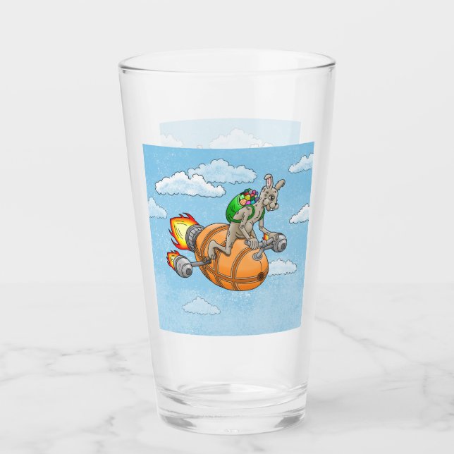 Rocket Rabbit Glass (Front)