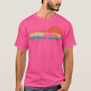 Rocket RC Soccer Car League Retro Style Gamer fami T-Shirt