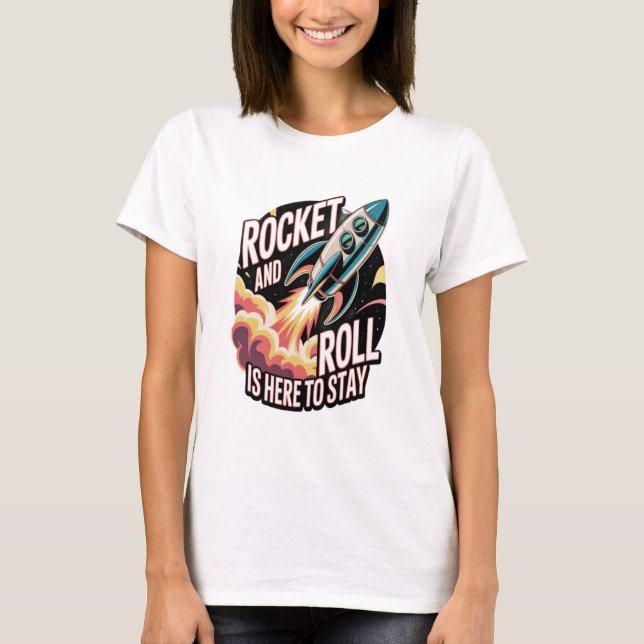 Rocket Roll  T-Shirt (Front)