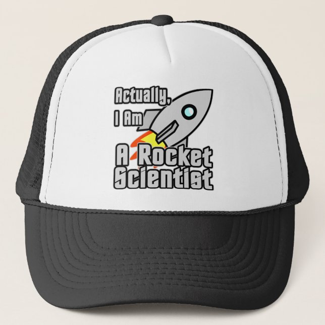 Rocket Scientist Trucker Hat (Front)