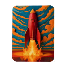 Rocket Ship: 1950s inspired 