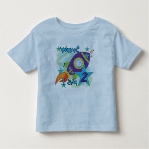 Rocket Ship 2nd Birthday T-shirts and Gifts