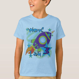 Rocket Ship 3rd Birthday T-shirts and Gifts