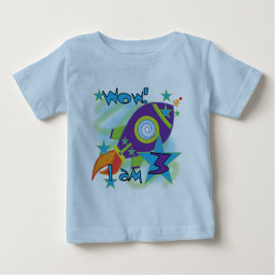 Rocket Ship 3rd Birthday T-shirts and Gifts