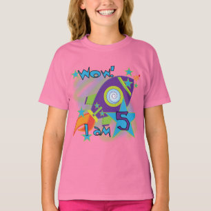 Rocket Ship 5th Birthday T-shirts and Gifts