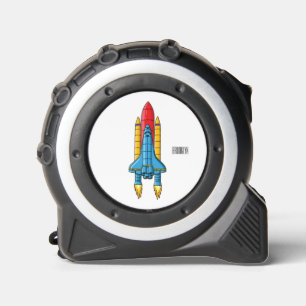 Rocket ship cartoon illustration 1