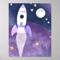 Rocket Ship in Space