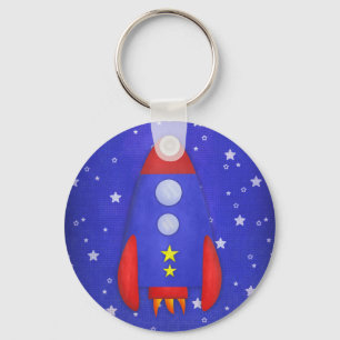 Rocket Ship Keychain