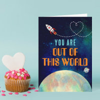 Rocket Ship Out Of This World Valentine's Day