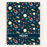 Rocket ship Planet Stars Space Custom