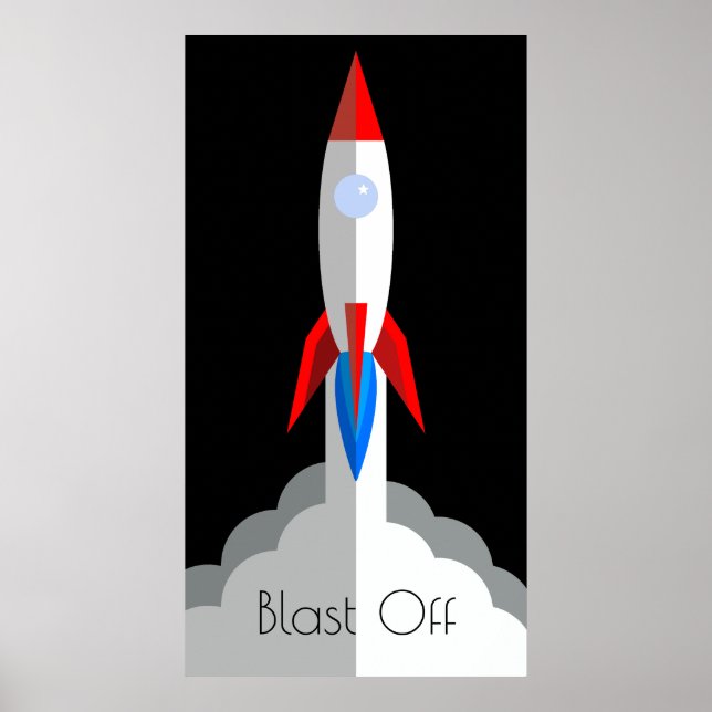 Rocket Ship Poster (Front)