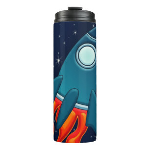 Rocket ship thermal tumbler