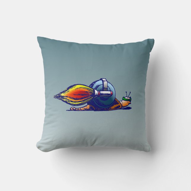 Rocket Snail Cushion (Front)