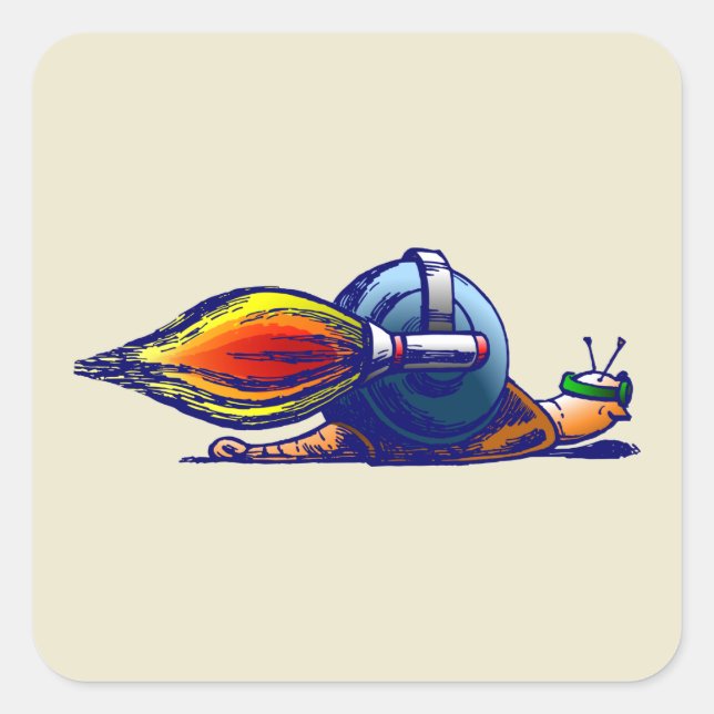 Rocket Snail sticker (Front)