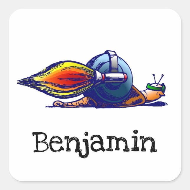 Rocket Snail sticker (Front)