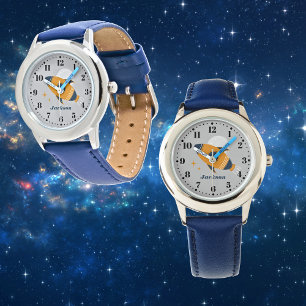 Rocket Space Personalised Custom Kid's Watch