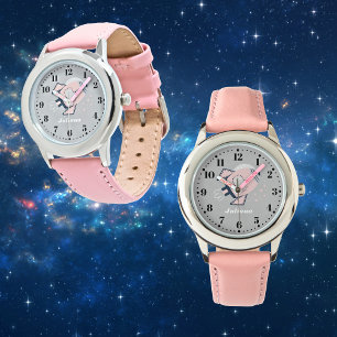 Rocket Space Personalised Custom Kid's Watch