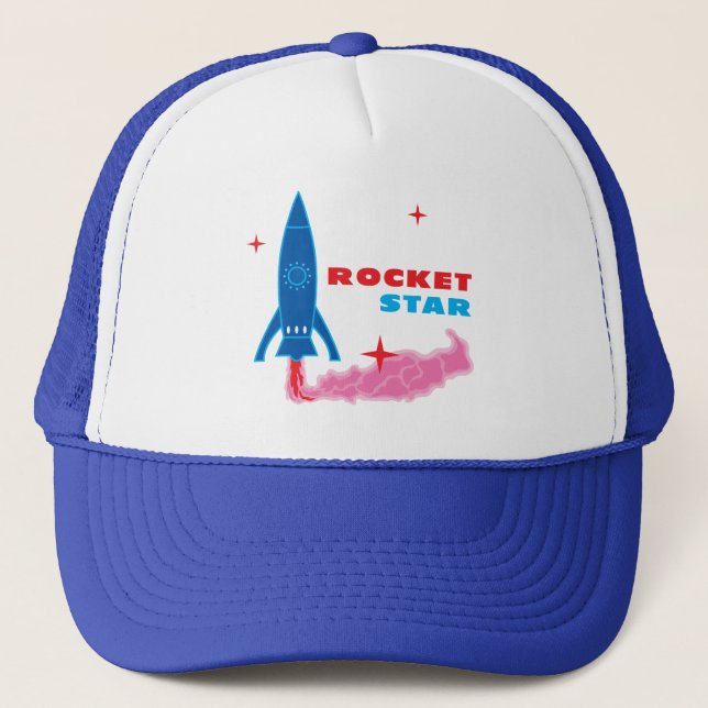 Rocket Star Trucker Hat (Front)