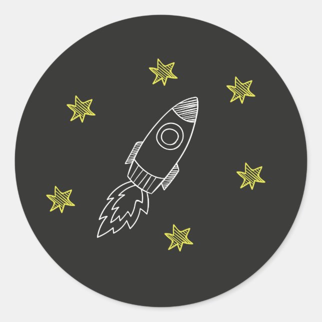 Rocket Sticker (Front)