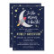 Rocket To the Moon Baby Shower Invitation
