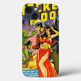 ROCKET TO THE MOON CLASSIC 1950's SCI FI COMICS iPhone 13 Case