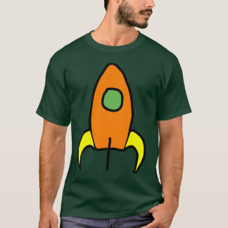 Rocket to the Moon dark T T-Shirt