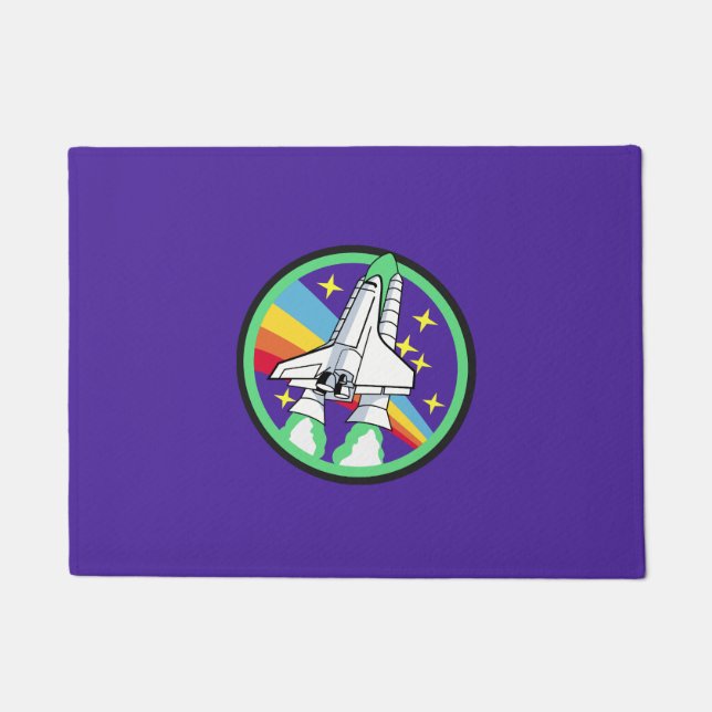 Rocket to the Moon Doormat (Front)