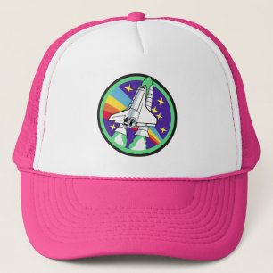 Rocket to the moon trucker hat