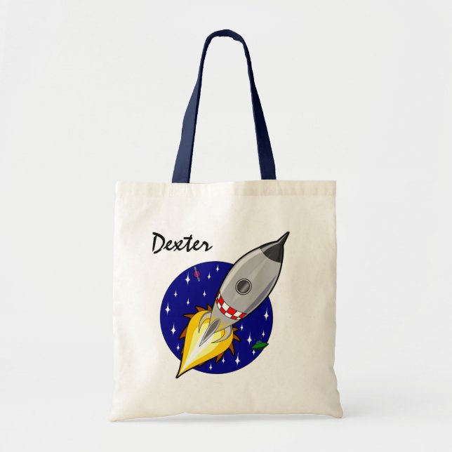 Rocket Tote Bag (Front)