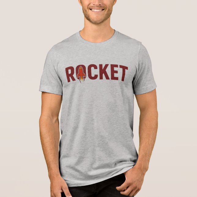 rocket Tri-Blend shirt (Front)