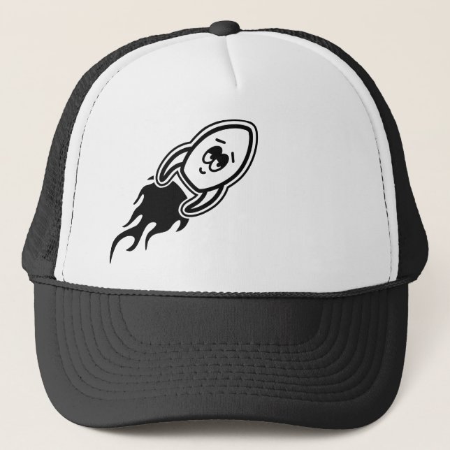 Rocket Trucker Hat (Front)
